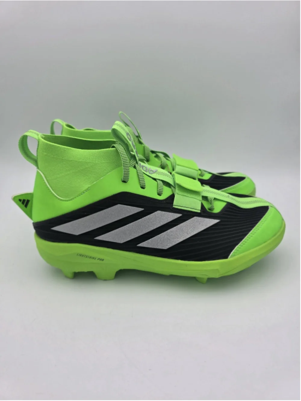 Adidas Adizero Edge+ TPU Baseball Cleats Solar Green Men’s Size 8.5 IH6139